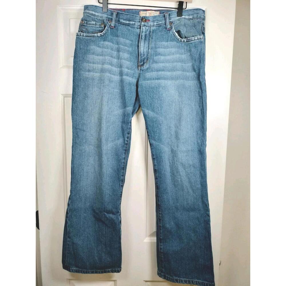 VTG Bongo Jeans 34x30 High‎ Waist Tapered Leg 100% Cotton 90s Mom Jeans